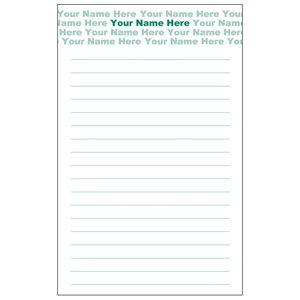 Personalized Note Pads