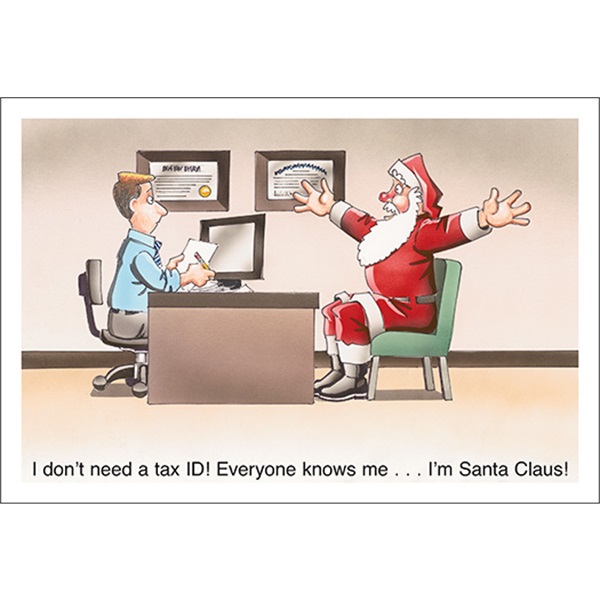 I'm Santa Claus!