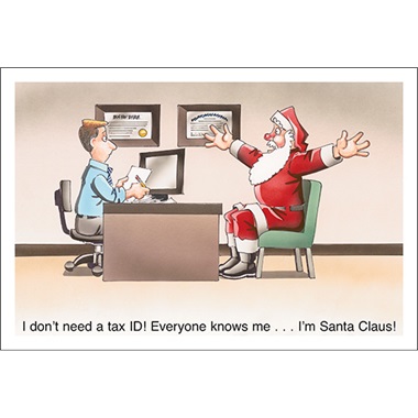 I'm Santa Claus!