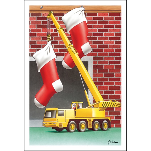 Crane Lifts Stockings