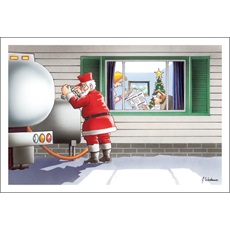 Santa's Filling The Fuel Tank