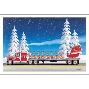 Sleigh On A Flatbed