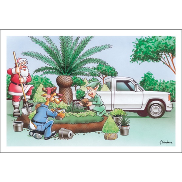 Great Landscaping Idea Santa