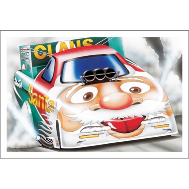 Santa's Funny Car