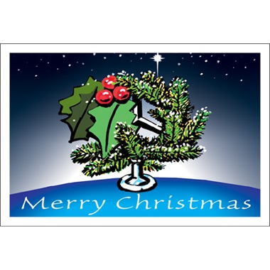 Christmas Mercedes Star Emblem