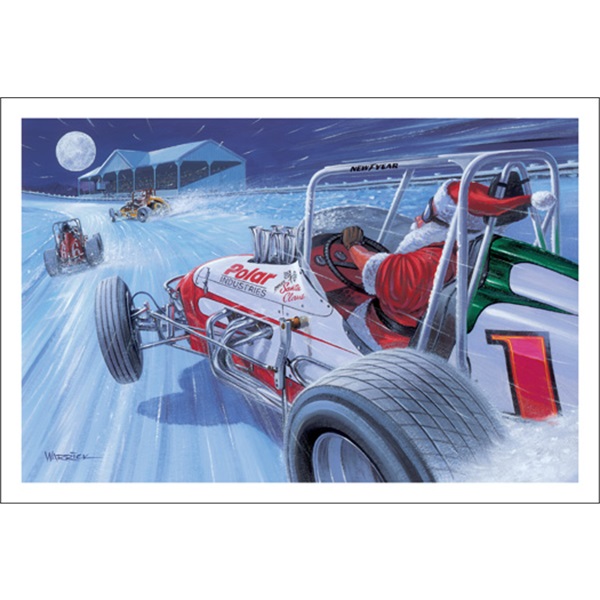 Santa Drives Polar Racing