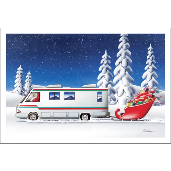 Motorhome Towing Sleigh