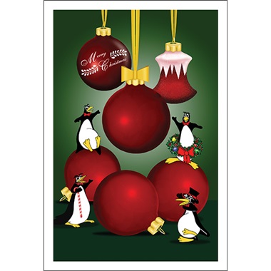 Penguin & Ornaments