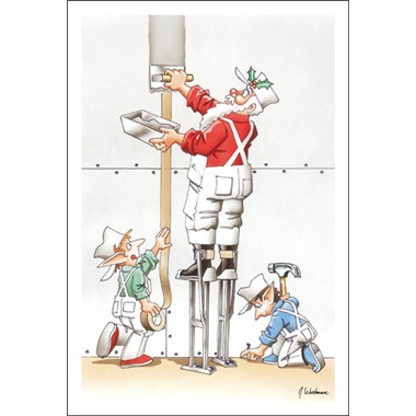 Santa On The Stilts