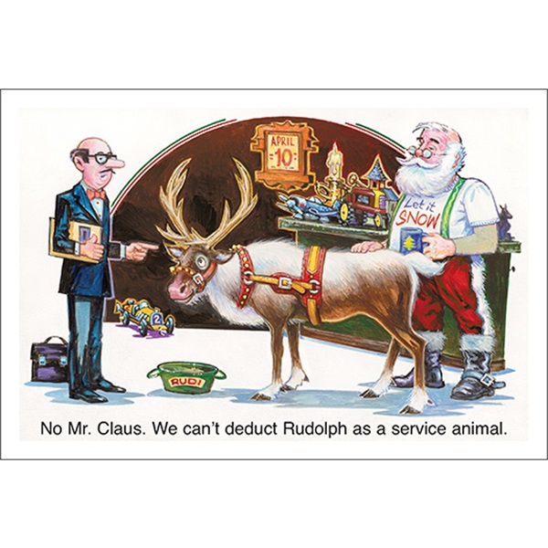 We Can't Deduct Rudolph