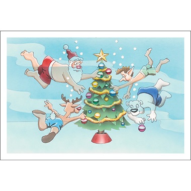 Under Water Tree Decorating